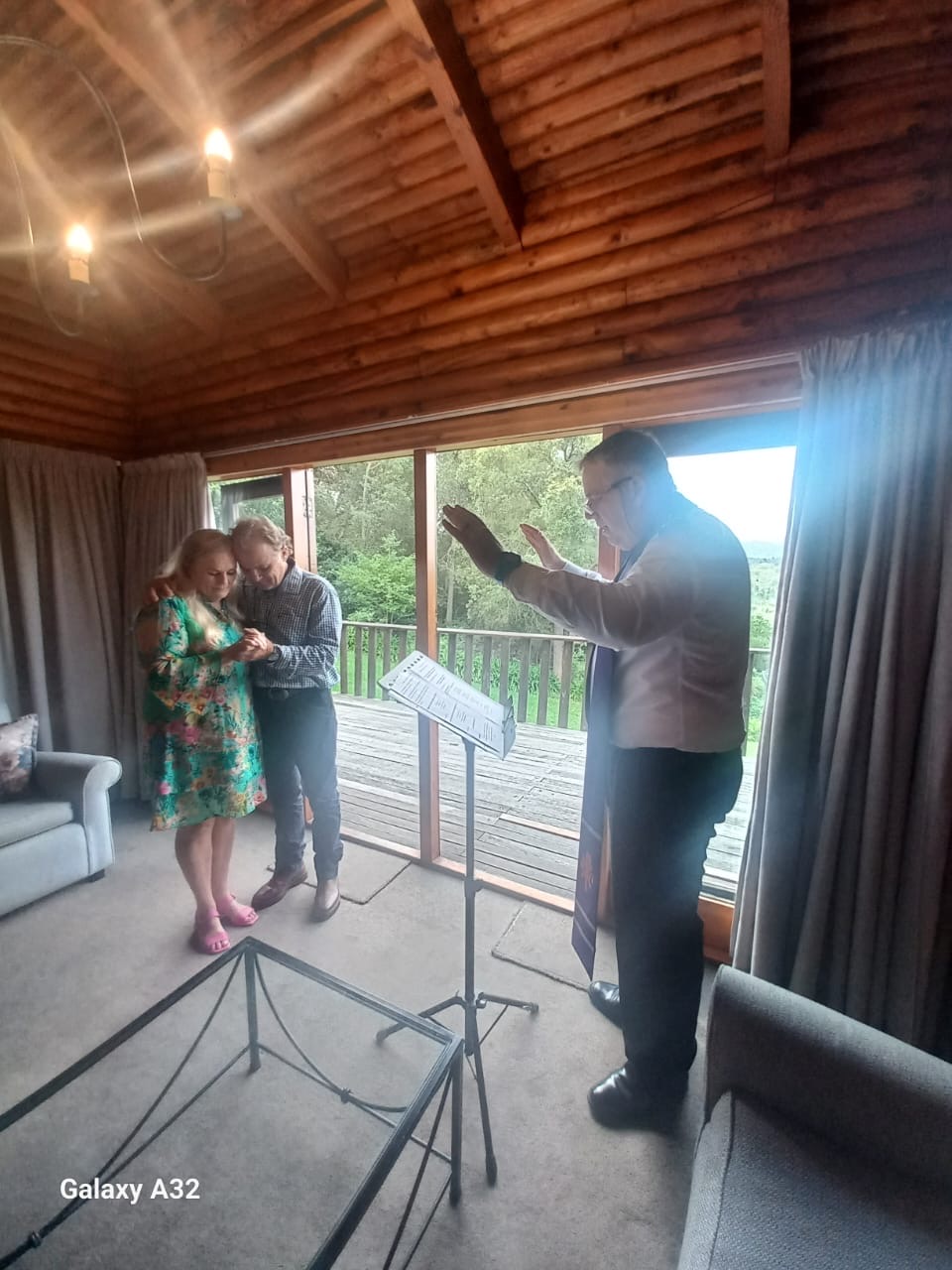 Wedding ceremony by Dr. Gerrit Rademeyer in Reddersburg