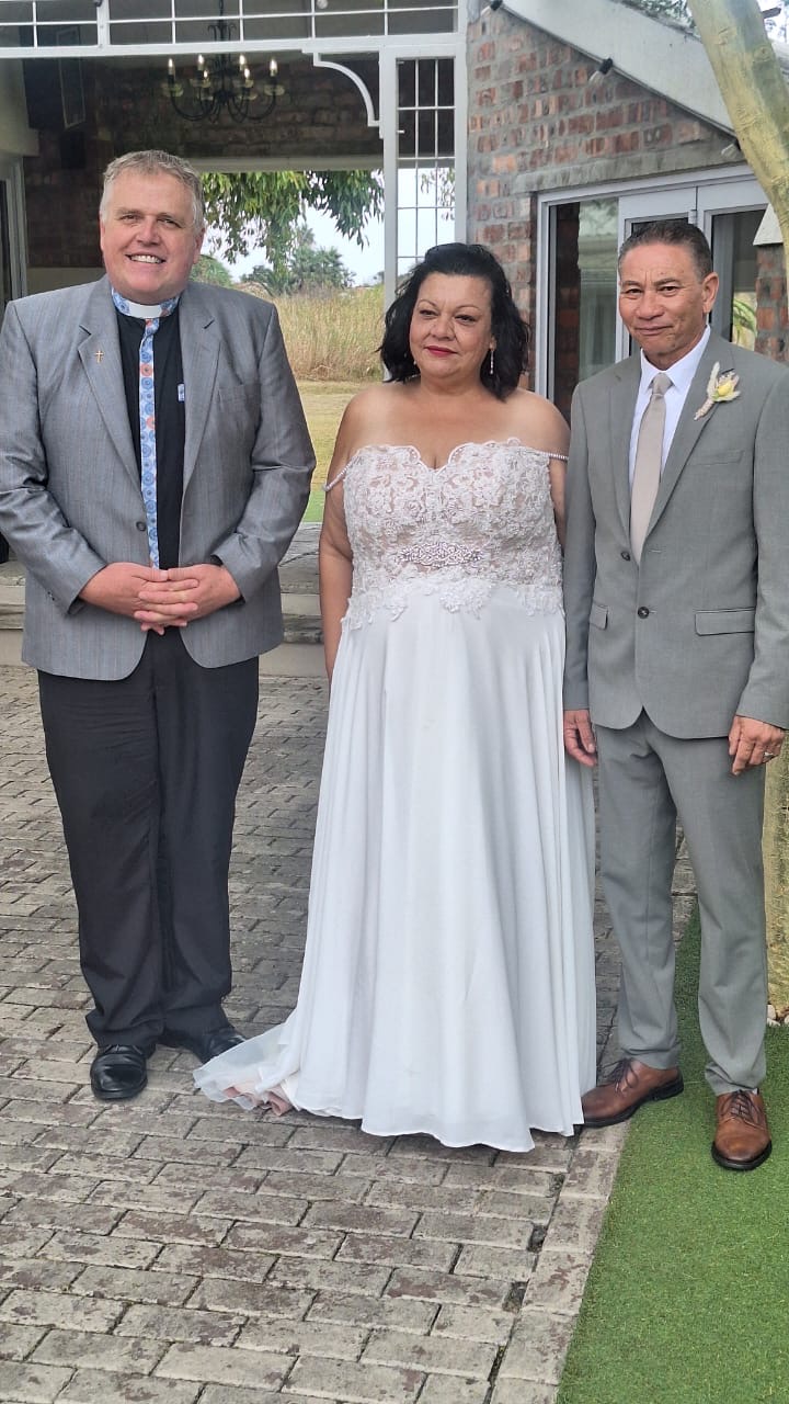 Wedding ceremony by Dr. Gerrit Rademeyer in Reddersburg