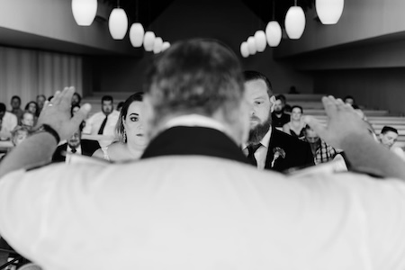 Wedding ceremony by Dr. Gerrit Rademeyer in Reddersburg
