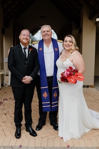Wedding ceremony by Dr. Gerrit Rademeyer in Reddersburg