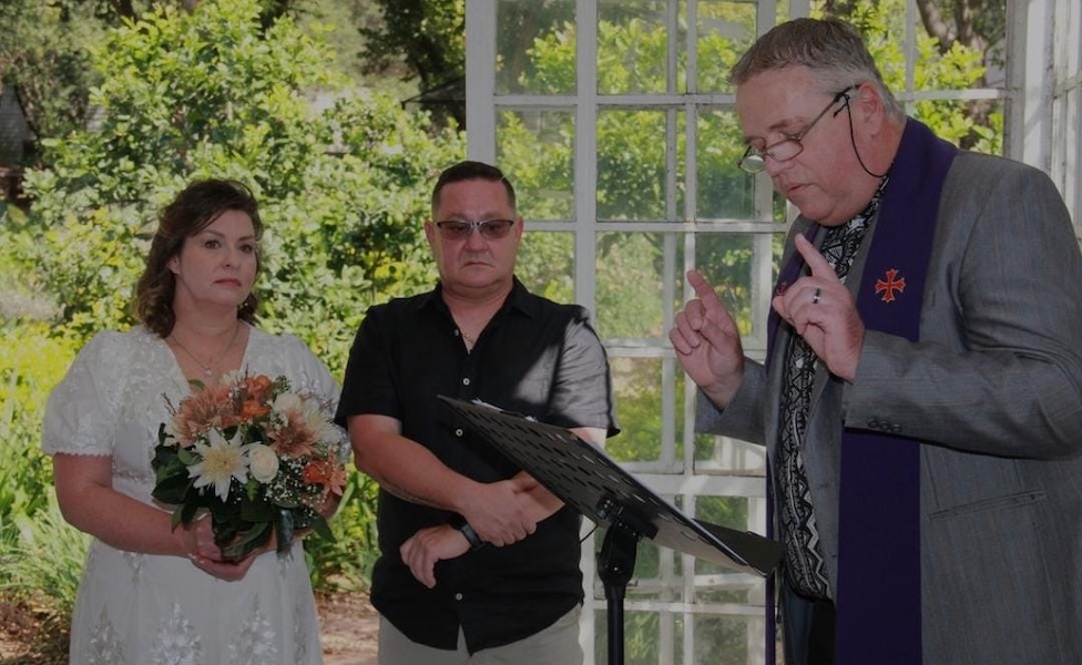 Wedding ceremony by Dr. Gerrit Rademeyer in Reddersburg