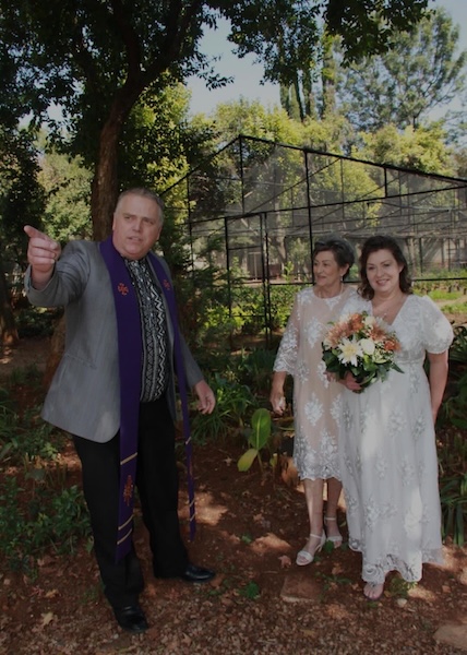 Wedding ceremony by Dr. Gerrit Rademeyer in Reddersburg